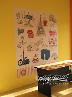 cetak Wall sticker custom kota padang