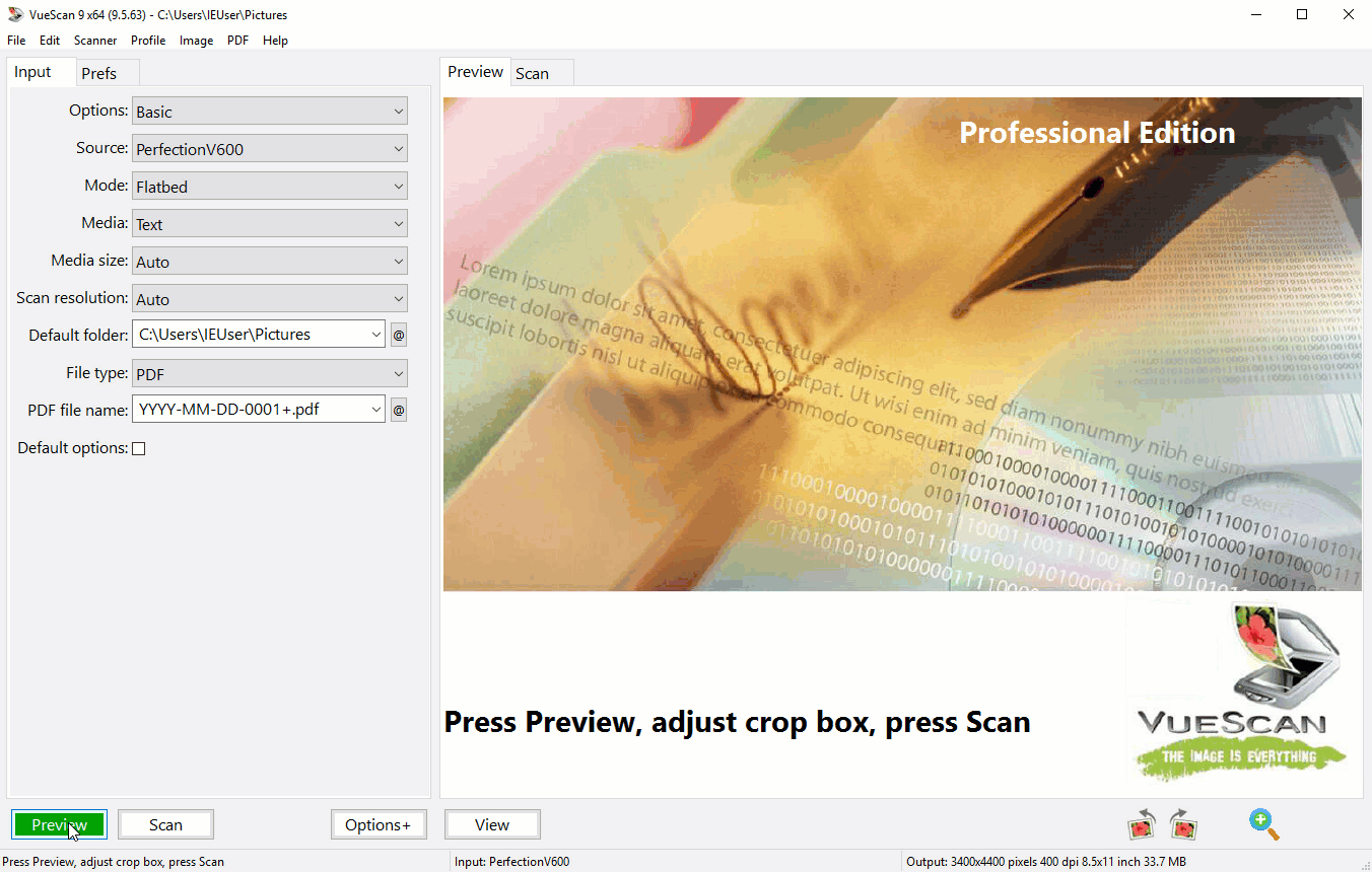 Hướng dẫn quét tài liệu với VueScan Pro 9.6.15 Full Key :