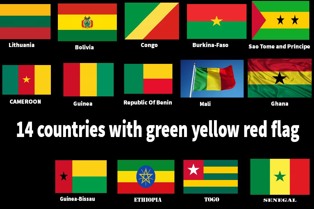 14 Countries With Green Yellow Red Flags Pan African Colors Soccergist