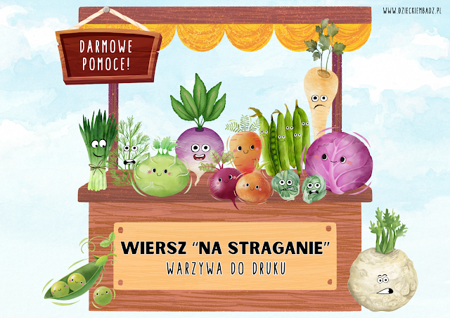 na straganie warzywa do druku