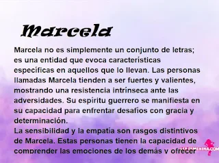 ▷ Significado del nombre Marcela