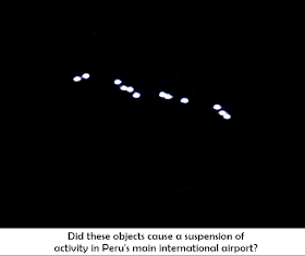 A Dozen UFOs Suspend Flights at Jorge Chavez Airport - Peru February 2017