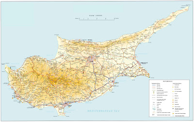 Kıbrıs şehir haritası