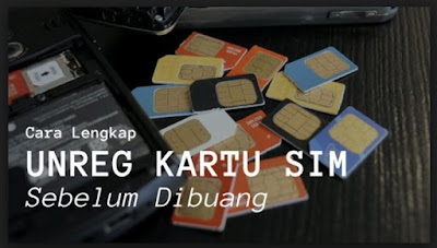 cara unreg simcard telepon genggam