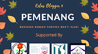 Pemenang Nulis Serempak Kelas Blogger 9 Bersama Rumah Tahfidz Bakti Ilahi