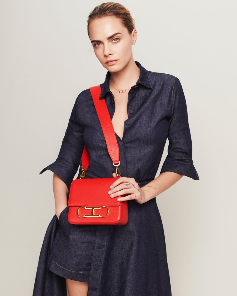 Cara Delevingne for CH Carolina Herrera Resort 2024 Campaign