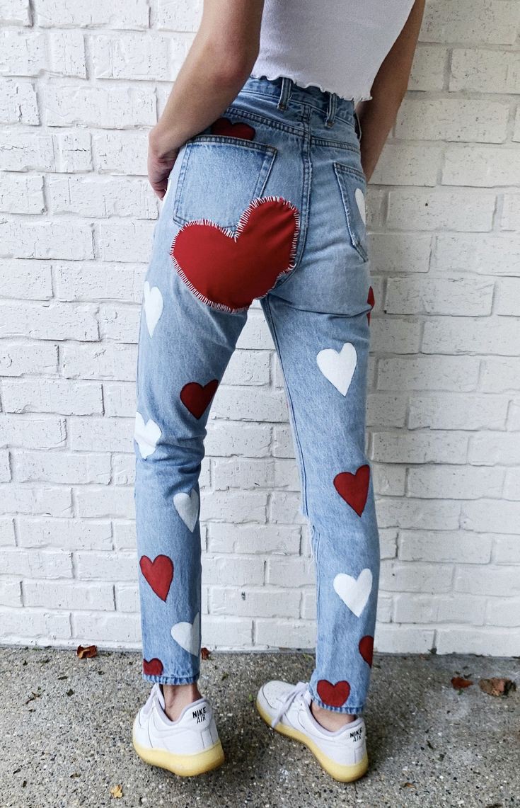 Jeans with Designs and Jeans with Gap