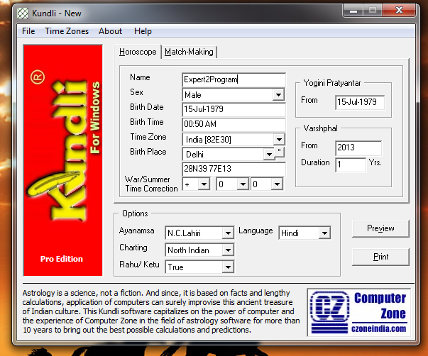 ... Windows with direct links. Free full version Kundli software download