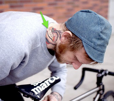 Prior to the advent of the neck tattoo, the knuckle tattoo was the authentic 