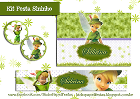 Kit Festa Sininho Tinker Bell