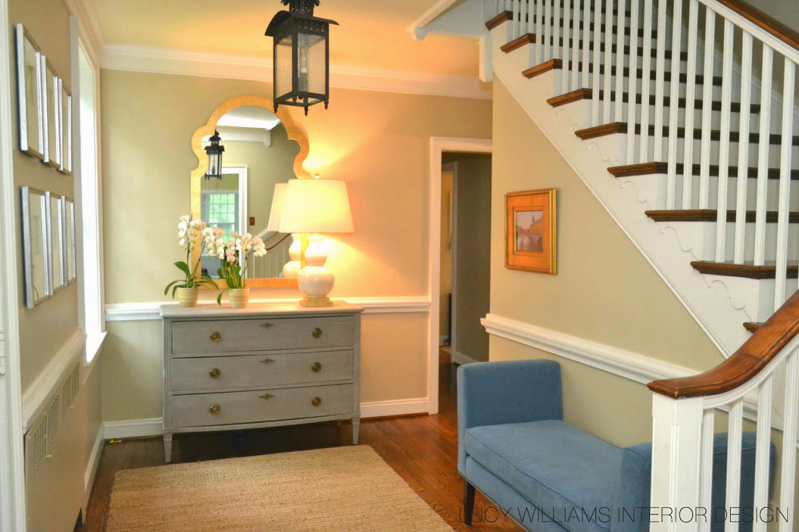 BEFORE AND AFTER NORTH SHORE FOYER Home Design Minimalist Living Room