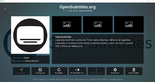 Tutorial de Como Configurar o serviço de legendas no Kodi