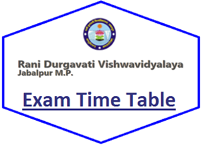 RDVV Time Table 2024