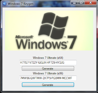 Product Key Windows 7