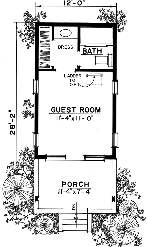 Narrow Lot House Floor Plans