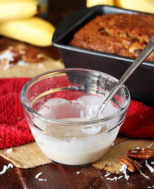 Glaze for Hummingbird Banana Bread Image