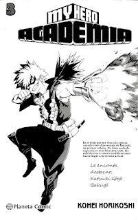 My Hero Academia volumen 3