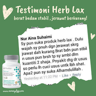 Herb Lax Shaklee Fungsi Harga Cara Makan Untuk Kurus Review