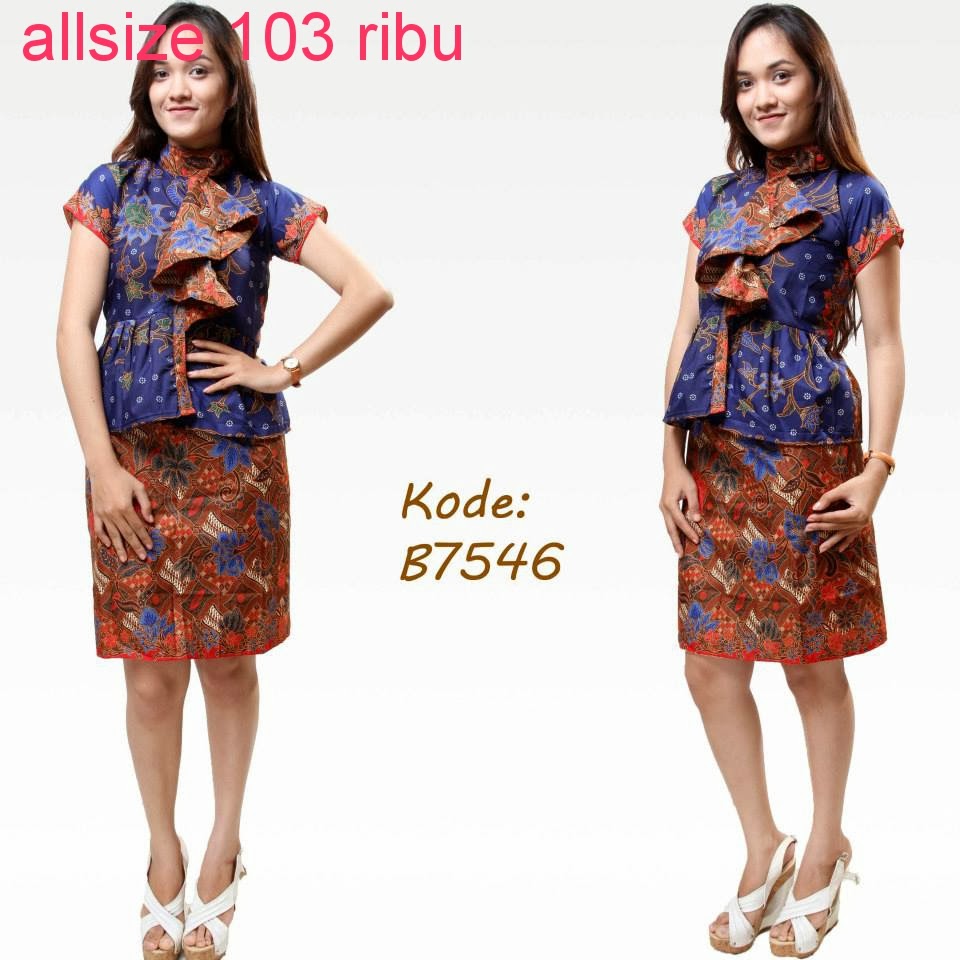 Model Baju  Batik Guru  Model Baju  Batik