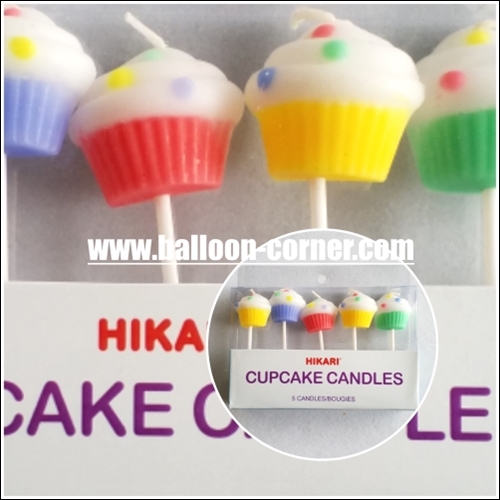 Lilin Ulang Tahun / Ultah Bentuk Cupcake (HIKARI)