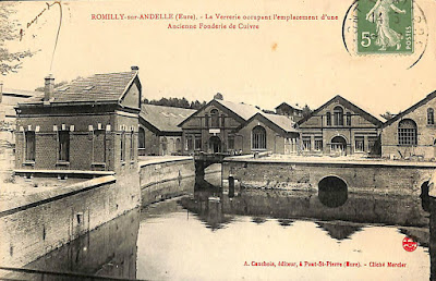 fonderies de cuivre - Romilly sur Andelle - L'ancienne usine Perpignan devenue verrerie