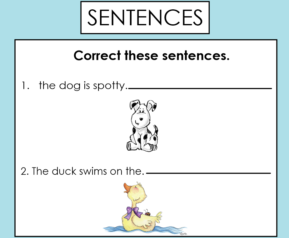 Learning is fun!: Sentences