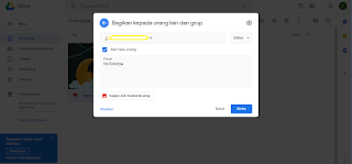 cara membagikan link google drive