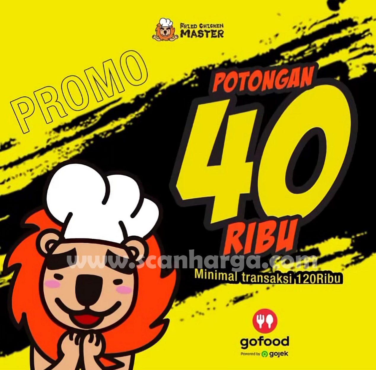 FRIED CHICKEN MASTER Spesial Promo GOFOOD! Diskon Rp 40.000