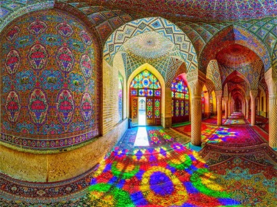 Keindahan Desain Interior Masjid  Nasir Al Mulk Katashare com