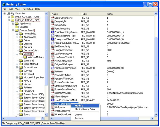 Increase Windows Shutdown Speed