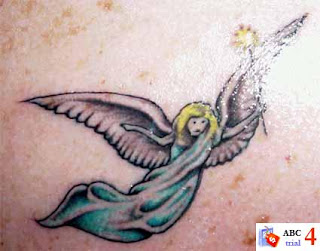 Child Angel Tattoos Desaign