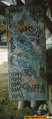 Kuma Tags Graffiti Wall,Tags Graffiti