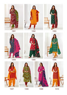 Bandhni Special vol 13 Cotton Dress material Collection in Wholesaler