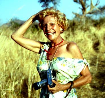 Leni Riefenstahl in Africa.