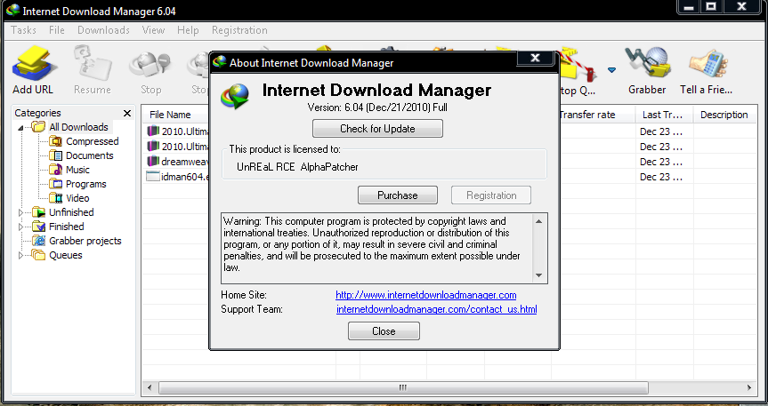 Internet Download Manager IDM 6.04 Build 3