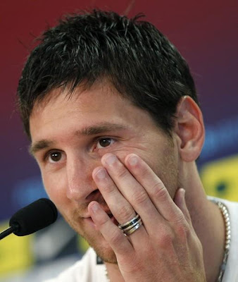 Lionel Messi Dialogue at Press Conference Picture