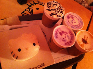 Hello kitty cafe Seul cute food