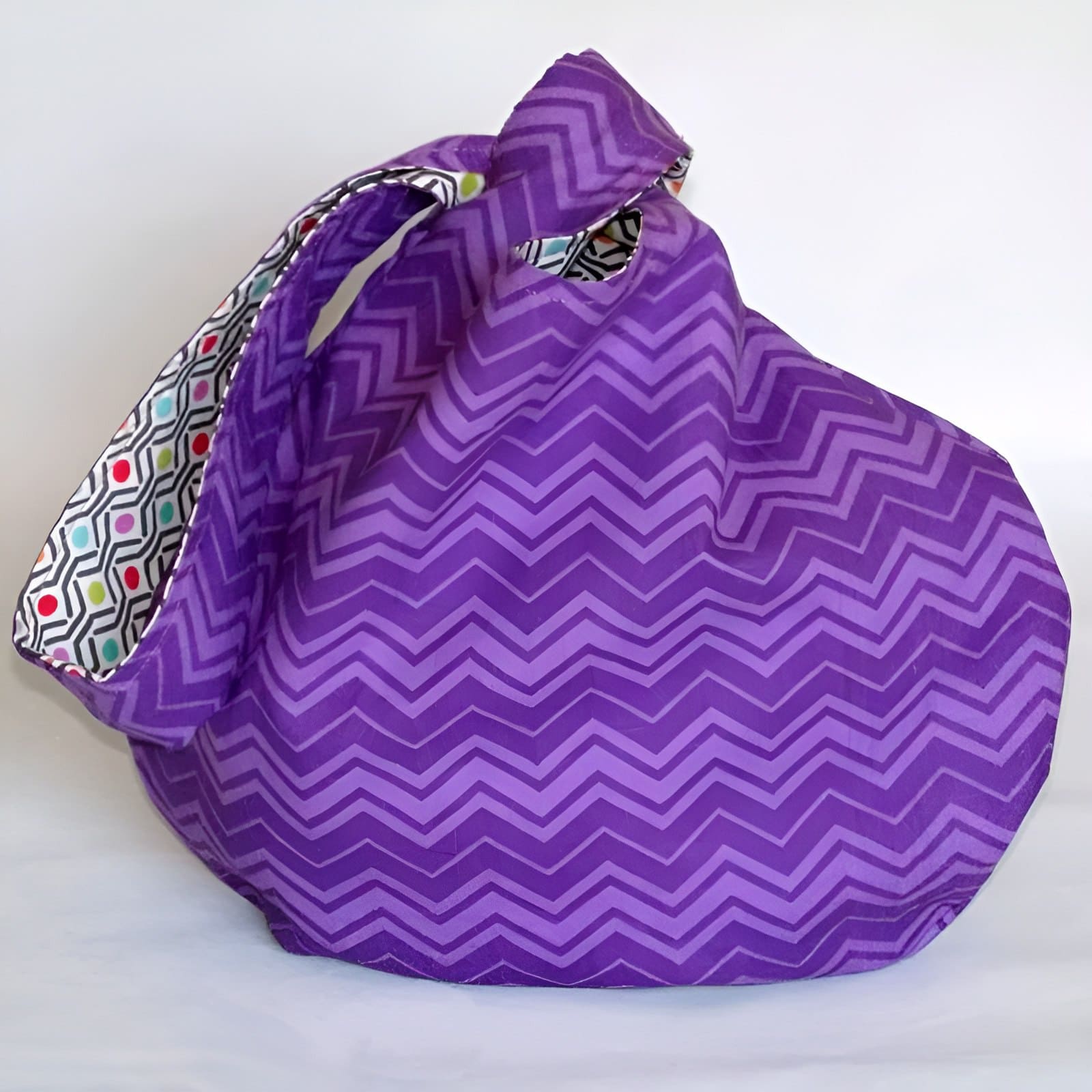 Reversible Japanese Knot Bag Pattern