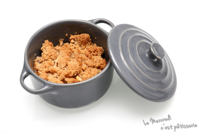 Crumble pommes cannelle