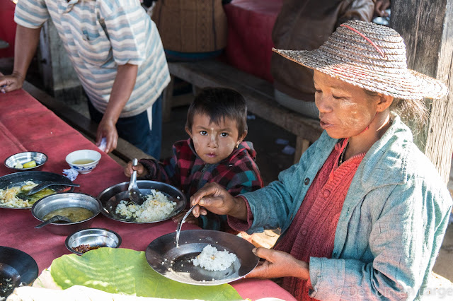 Marché de Nampan - Lac Inle - Birmanie Myanmar