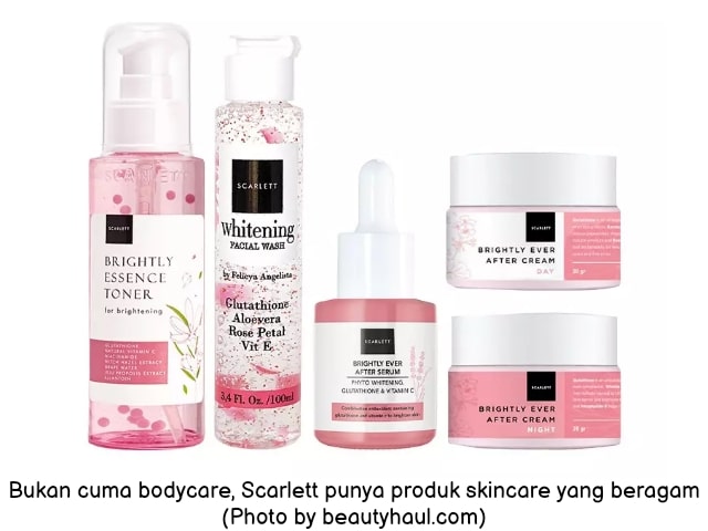 skincare scarlett whitening