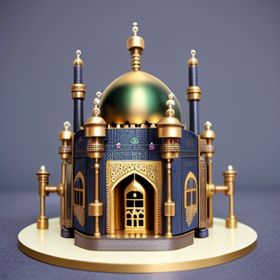 Steampunk Mosque Miniature 3D amazingwallpapersa blogspot com (6)