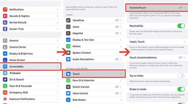 Merekam Layar iPhone dengan Assistive Touch