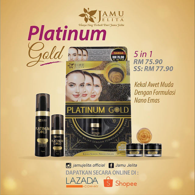 Platinum Gold Set Jamu Jelita