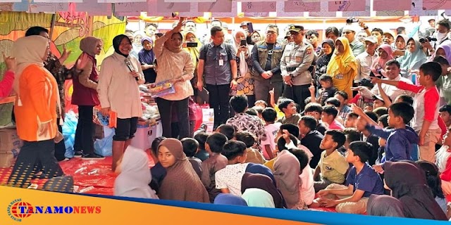 Kunjungi Pengungsi di Parambahan, Mensos Berikan Motivasi dan Minta Relokasi Posko Pengungsian