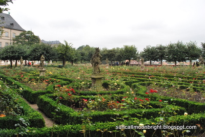 The New Residence (Neue Residenz) Rose Garden, Bamberg