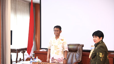 Gubernur  H. Rusdy Mastura, mengikuti secara Haybrid Penyerahan DIPA Tahun 2023 oleh  Presiden Jokowi