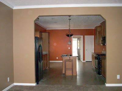 Site Blogspot  Orange Family Room on Kitchen  It Is A Burnt Orange