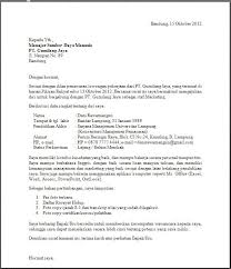 Informasi Terbaru 2013: Surat Lamaran Kerja  Contoh Surat 