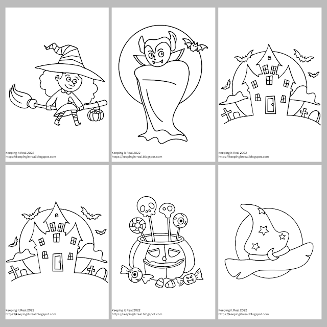 Halloween Coloring Pages - free printables